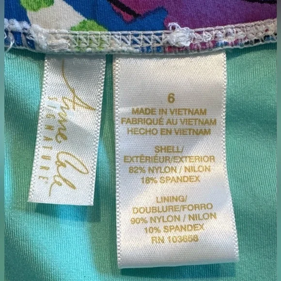 Anne Cole One Piece Swimsuit Size 6 Multicolor - Picture 4 of 12